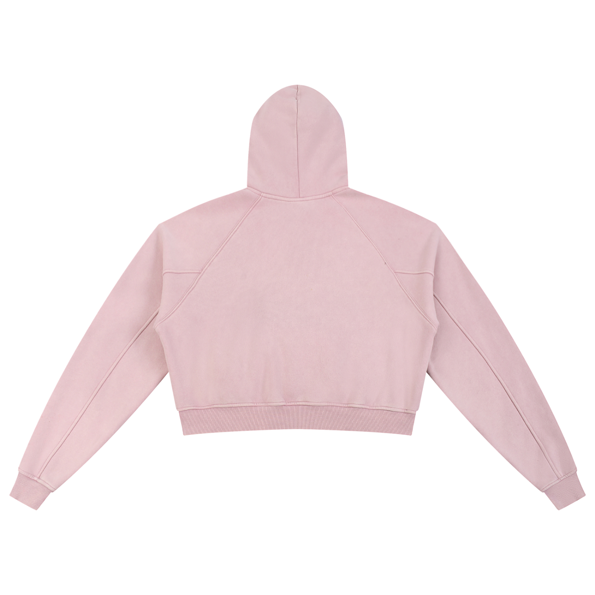 VAGORA Snow Washed Cropped Hoodie (355 GSM)