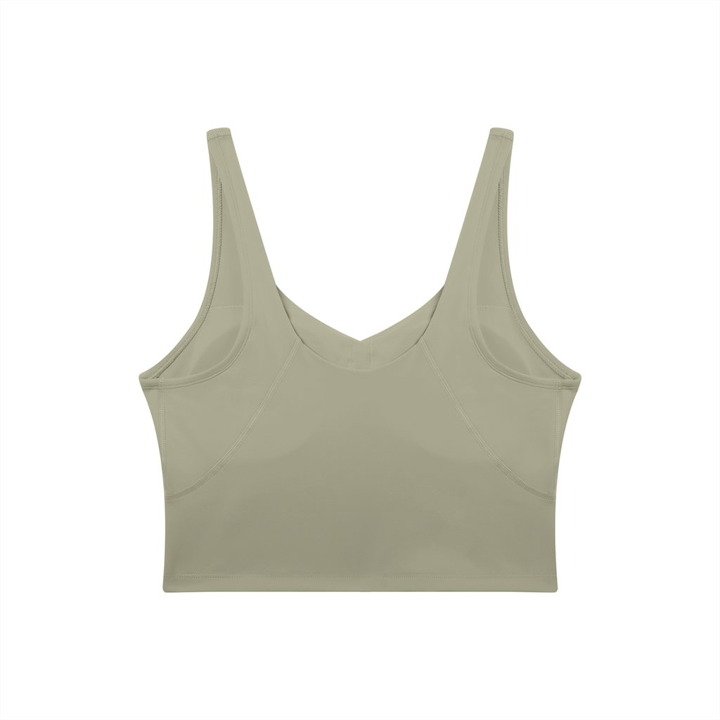 VAGORA WOMEN'S V-NECK YOGA SPORTS BRA