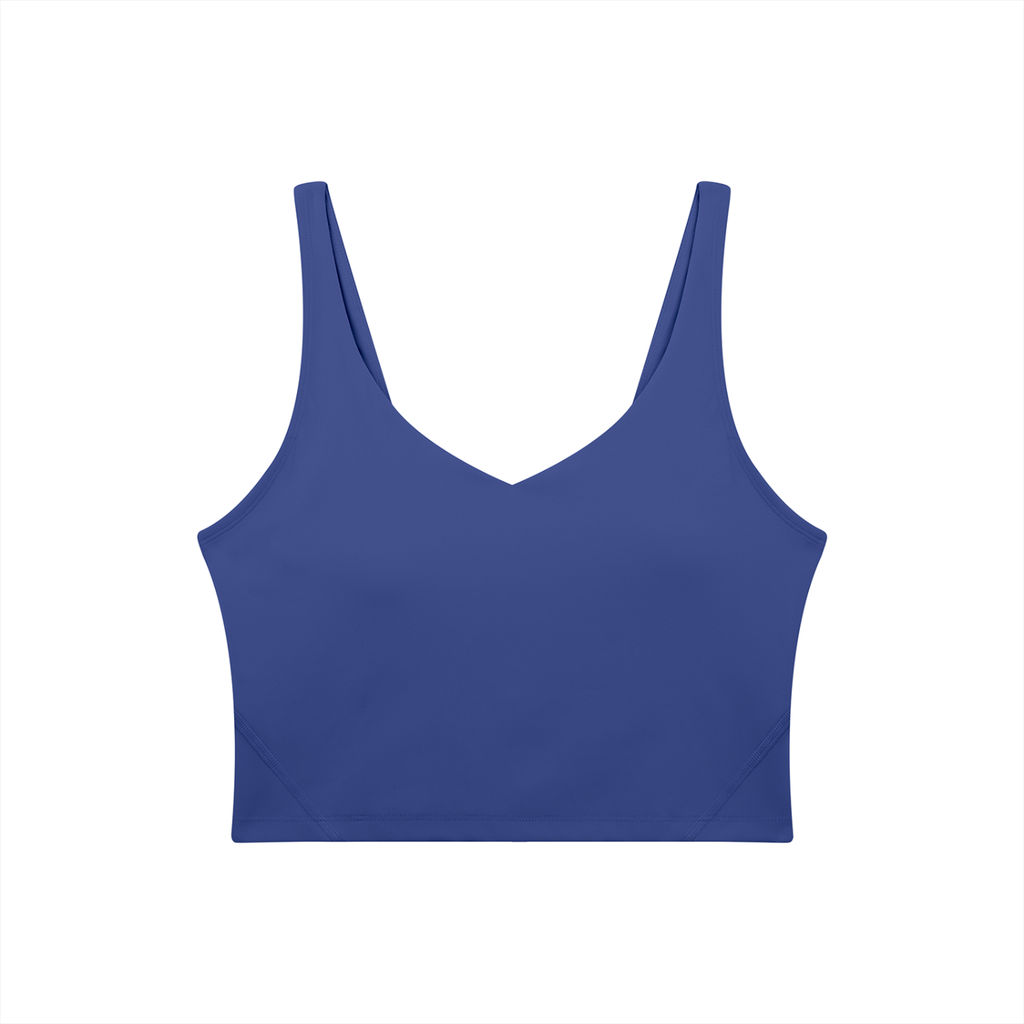 VAGORA WOMEN'S V-NECK YOGA SPORTS BRA