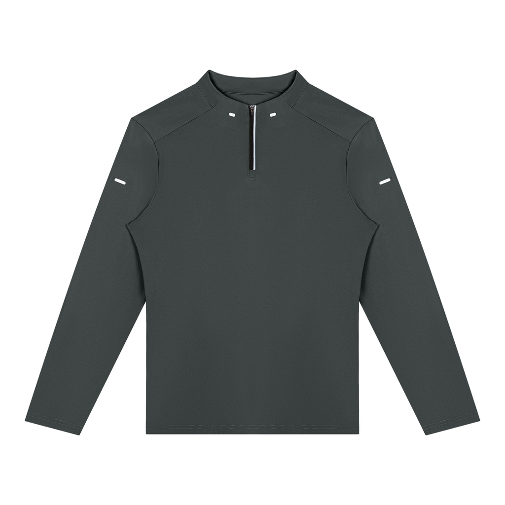 VAGORA Men's Quarter-Zip Training T-Shirt (230 GSM)