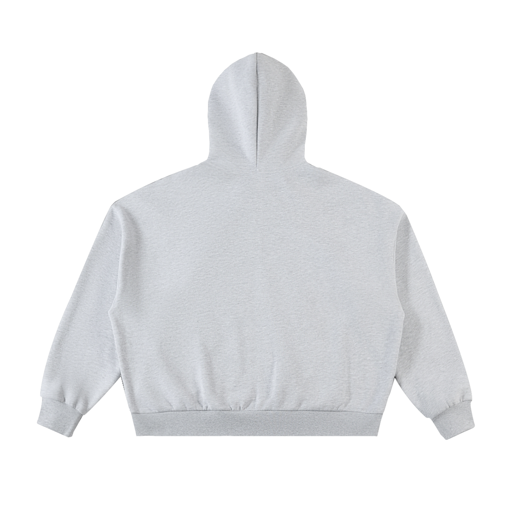 VAGORA Fleeced Full-Zip Boxy Hoodie (350 GSM)