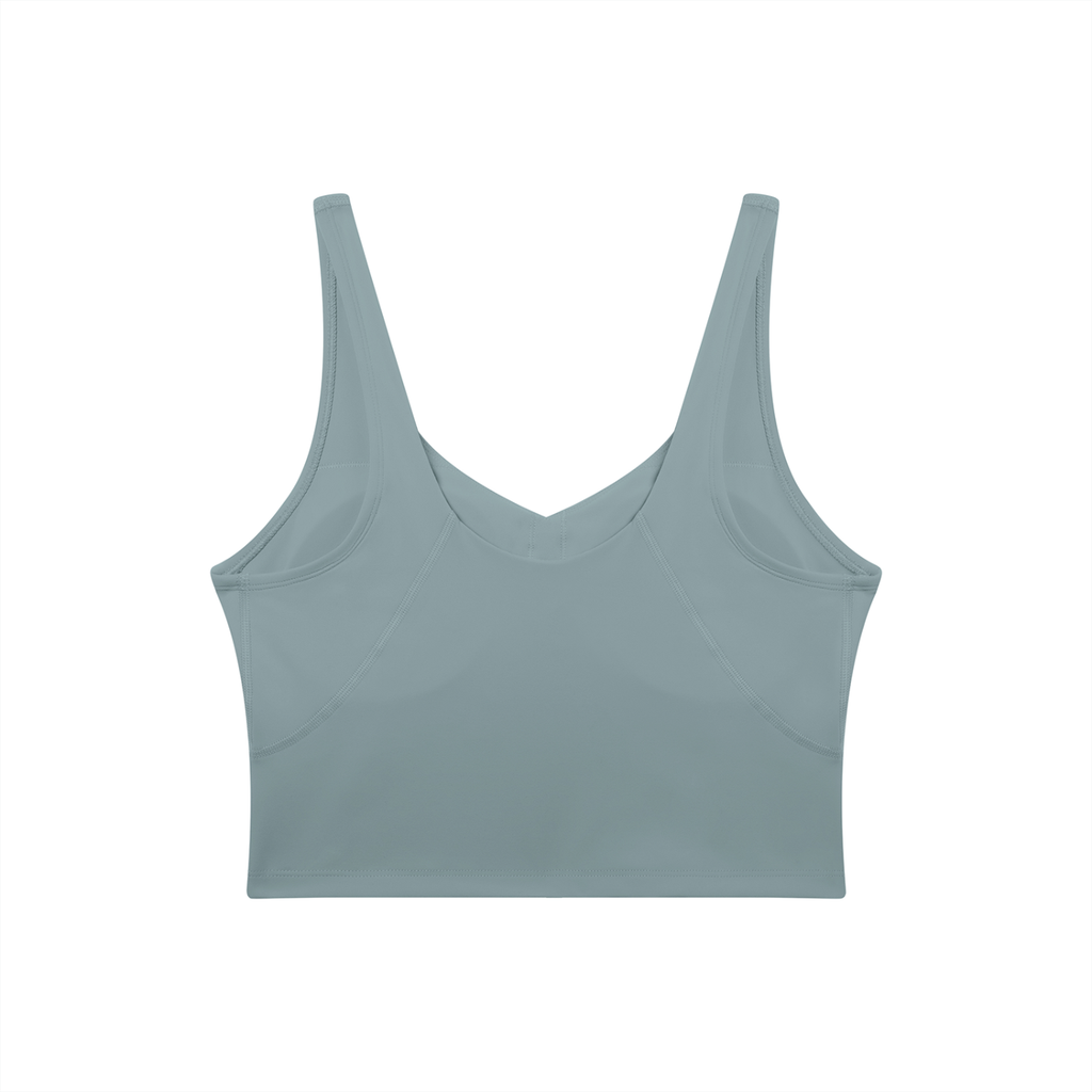 VAGORA WOMEN'S V-NECK YOGA SPORTS BRA