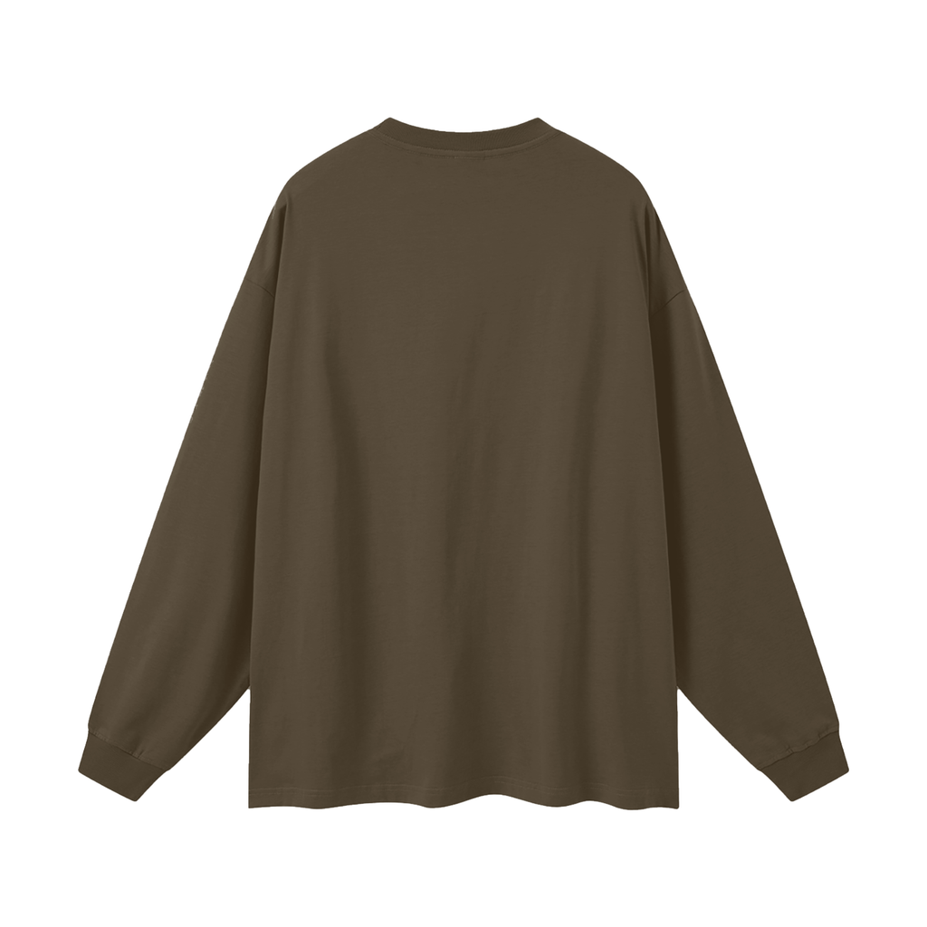 VAGORA Oversized Heavyweight Long Sleeve Tee (305 GSM)