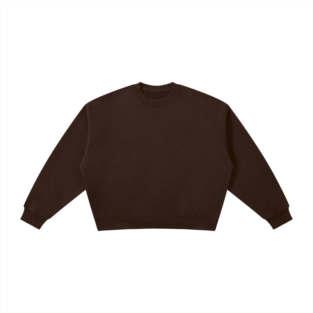 VAGORA Boxy Fleece Crewneck Sweatshirt (345 GSM)