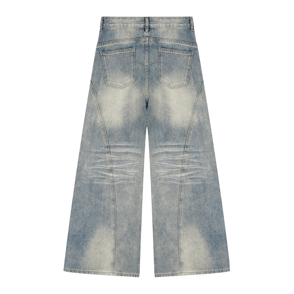 VAGORA Vintage Wash Wide Leg Denim (420 GSM)