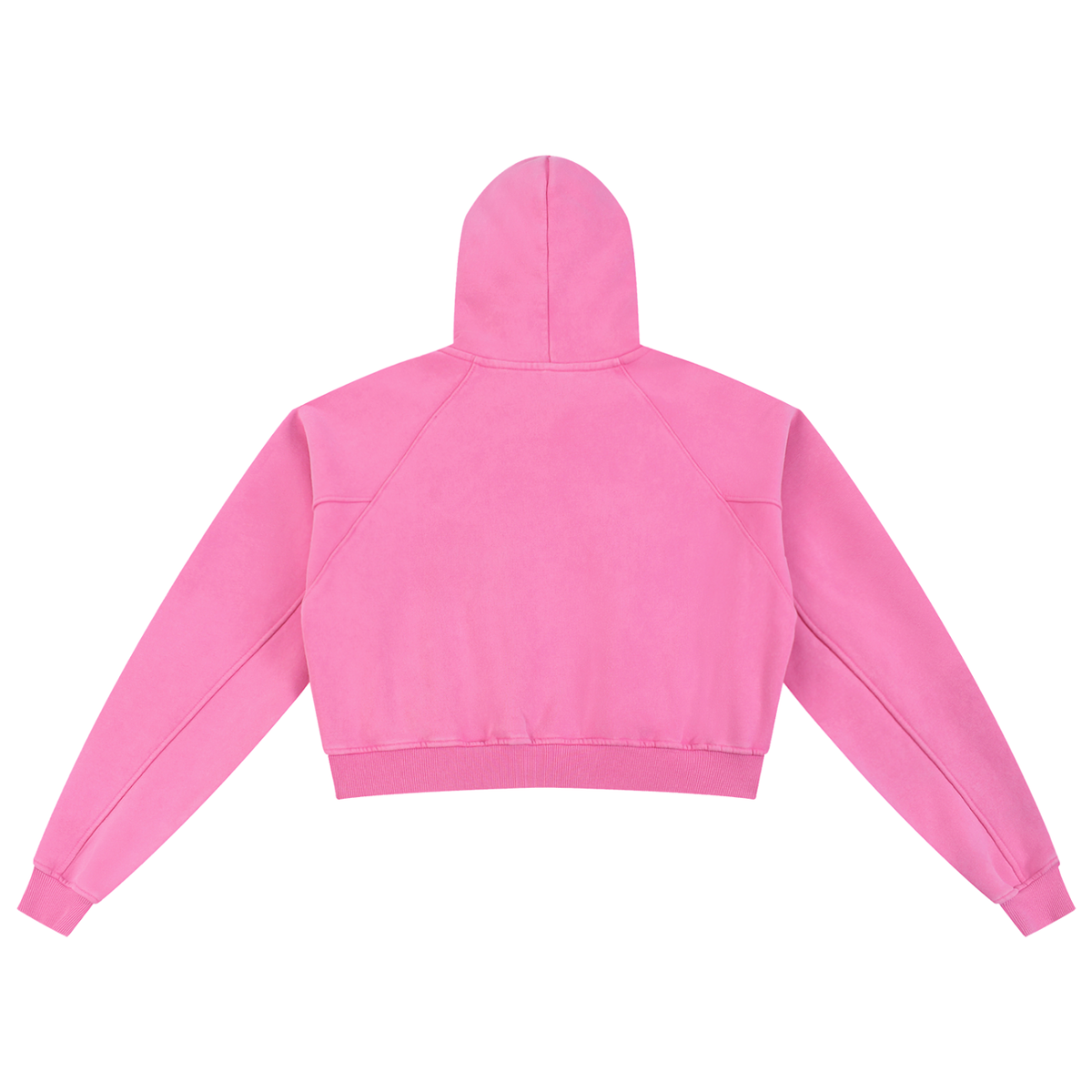 VAGORA Snow Washed Cropped Hoodie (355 GSM)