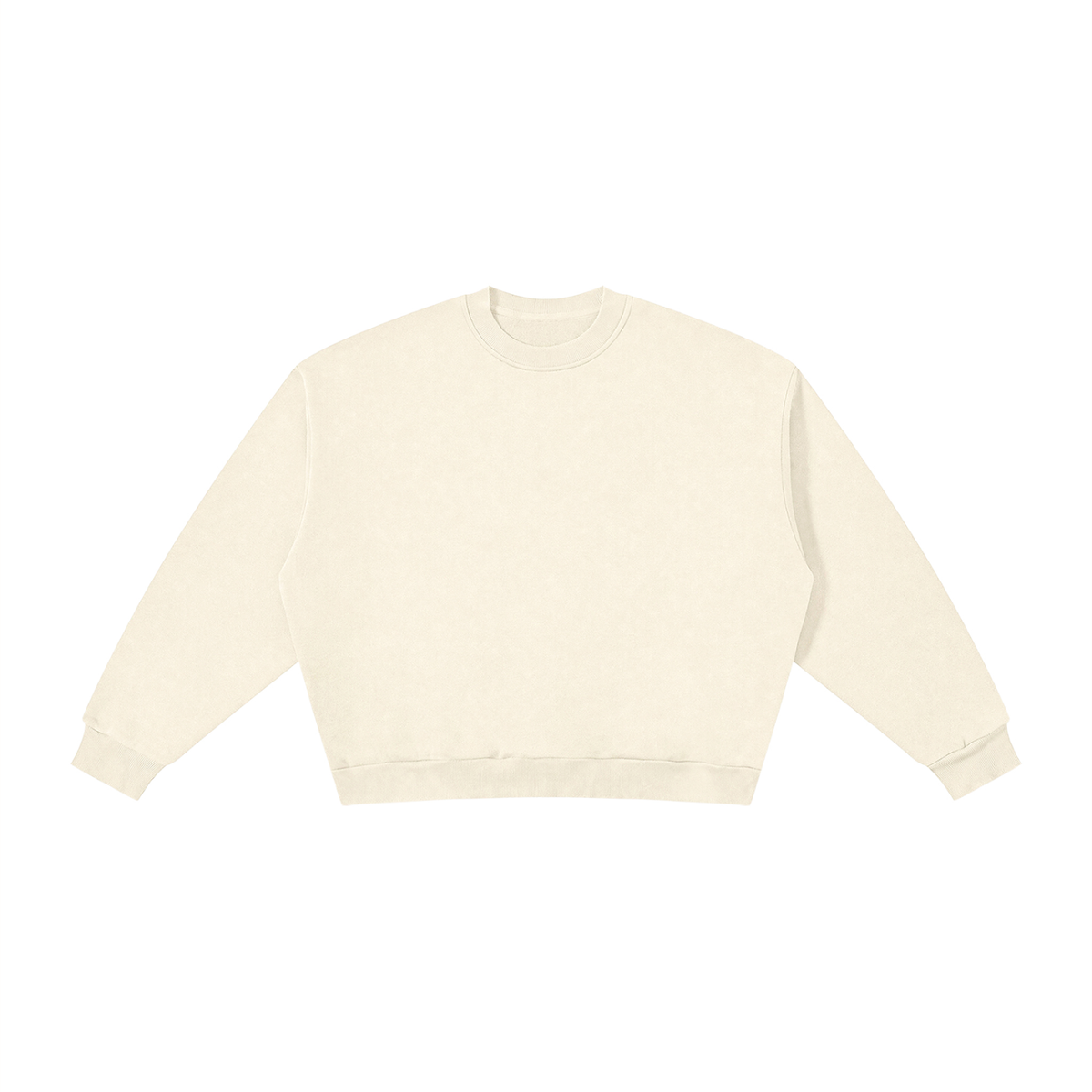 VAGORA Boxy Fleece Crewneck Sweatshirt (345 GSM)