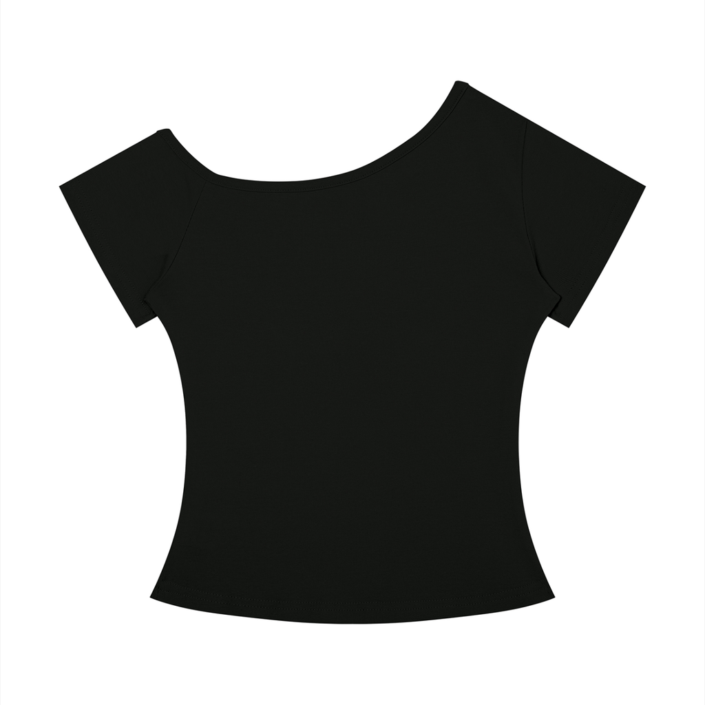 VAGORA WOMEN'S OFF-THE-SHOULDER SLIM TEE