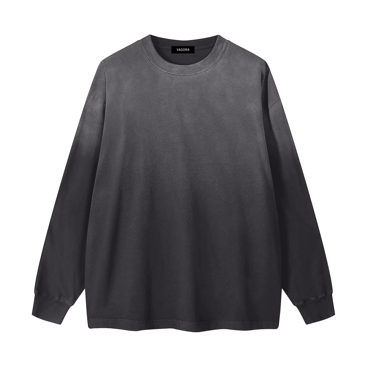 VAGORA Gradient Washed Long Sleeve T-Shirt (270 GSM)