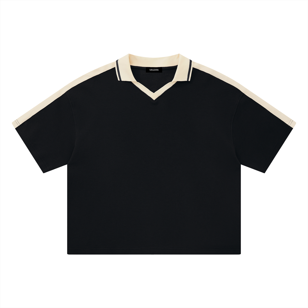 VAGORA Unisex Color Block Polo Shirt (330 GSM)