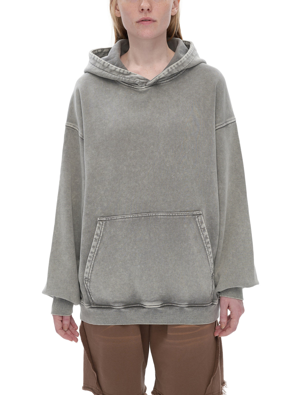 VAGORA Snow Washed Loose Cotton Hoodie (420 GSM)