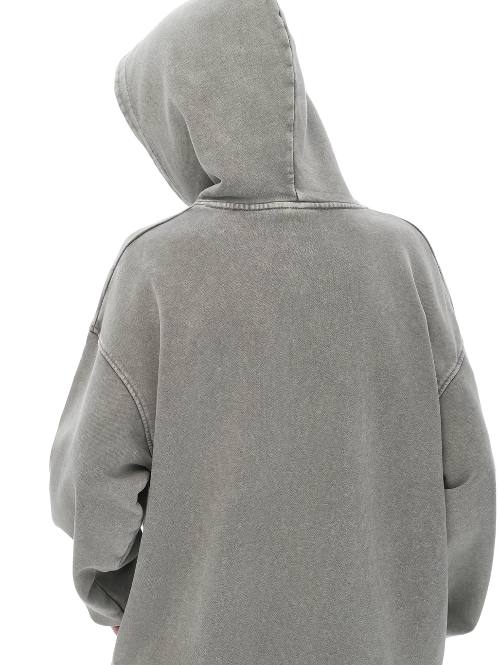 VAGORA Snow Washed Loose Cotton Hoodie (420 GSM)
