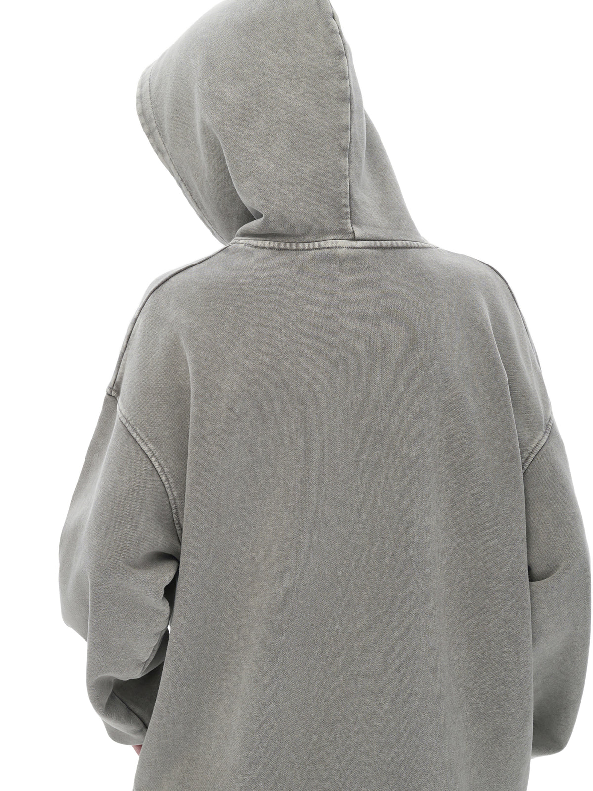 VAGORA Snow Washed Loose Cotton Hoodie (420 GSM)