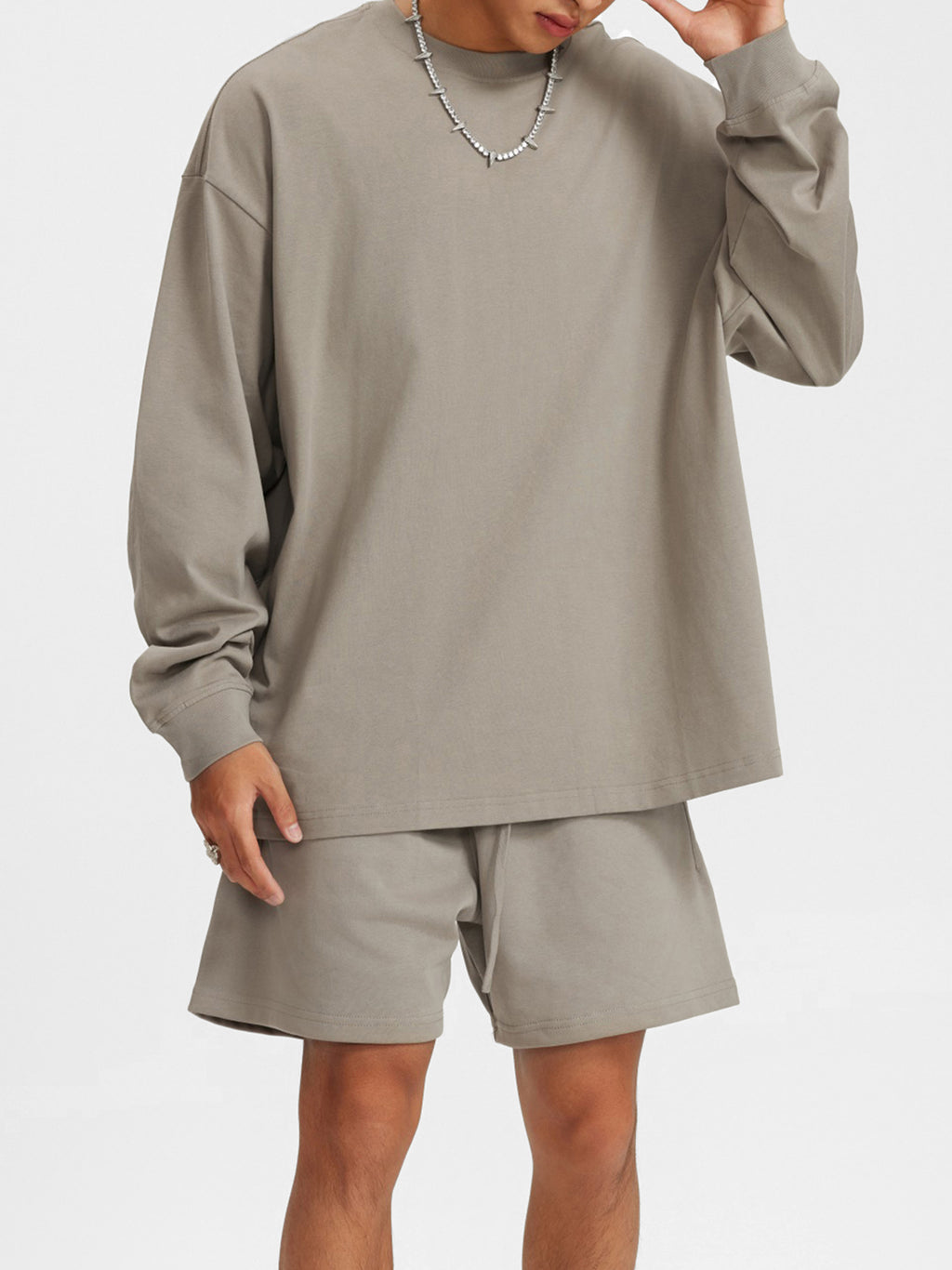 VAGORA Oversized Heavyweight Long Sleeve Tee (305 GSM)