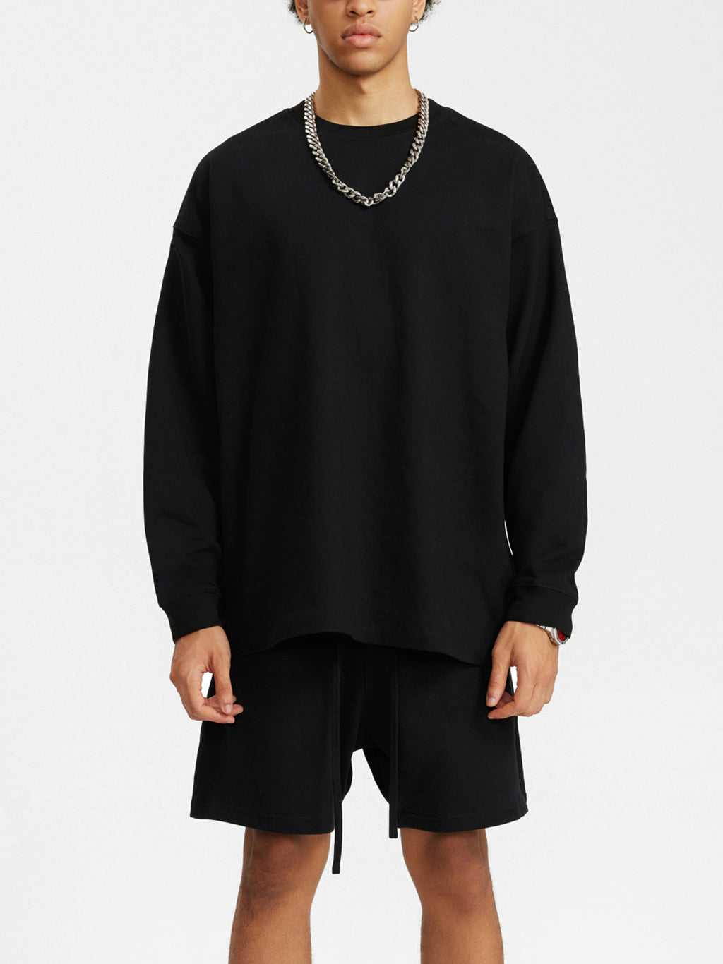 VAGORA Oversized Heavyweight Long Sleeve Tee (305 GSM)