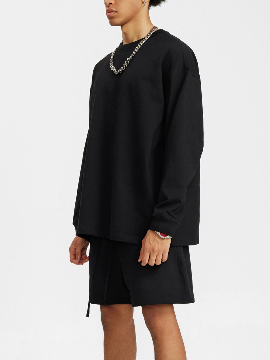 VAGORA Oversized Heavyweight Long Sleeve Tee (305 GSM)