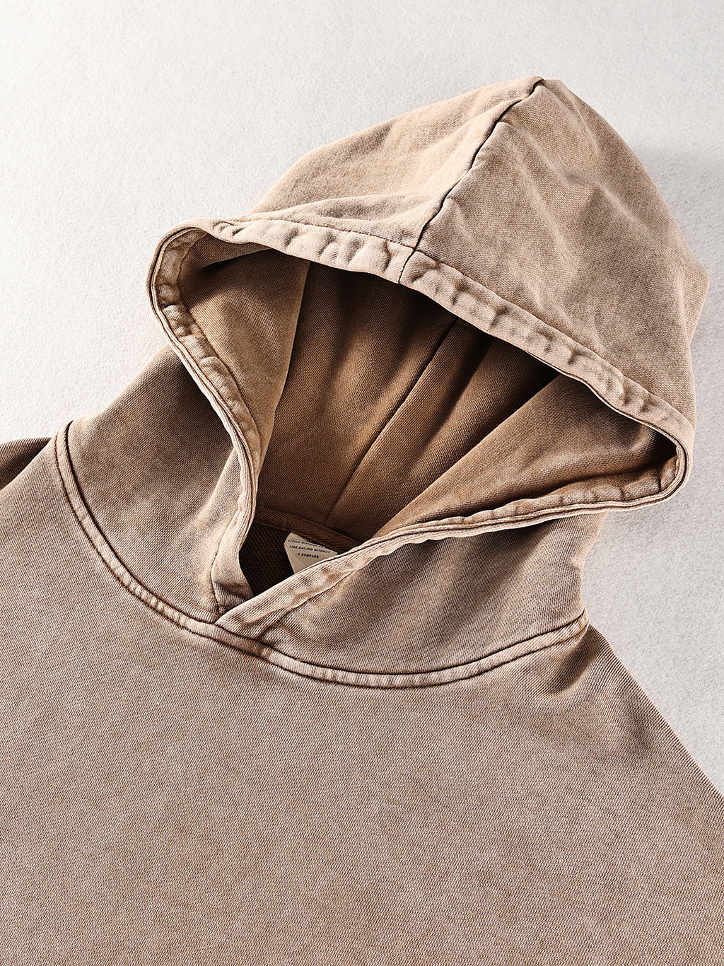 VAGORA Snow Washed Loose Cotton Hoodie (420 GSM)