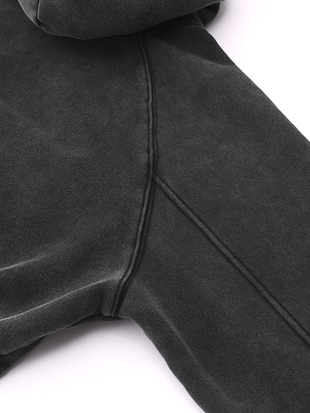 VAGORA Snow Washed Cropped Hoodie (355 GSM)