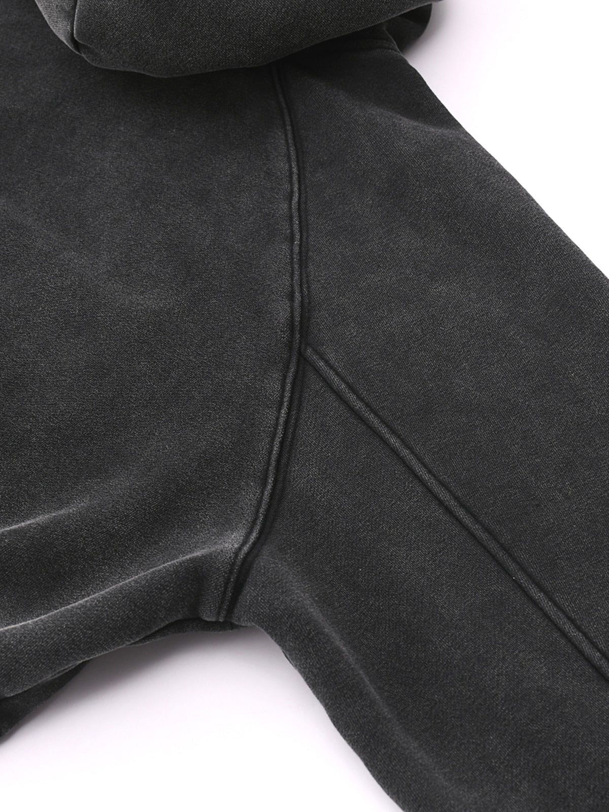 VAGORA Snow Washed Cropped Hoodie (355 GSM)