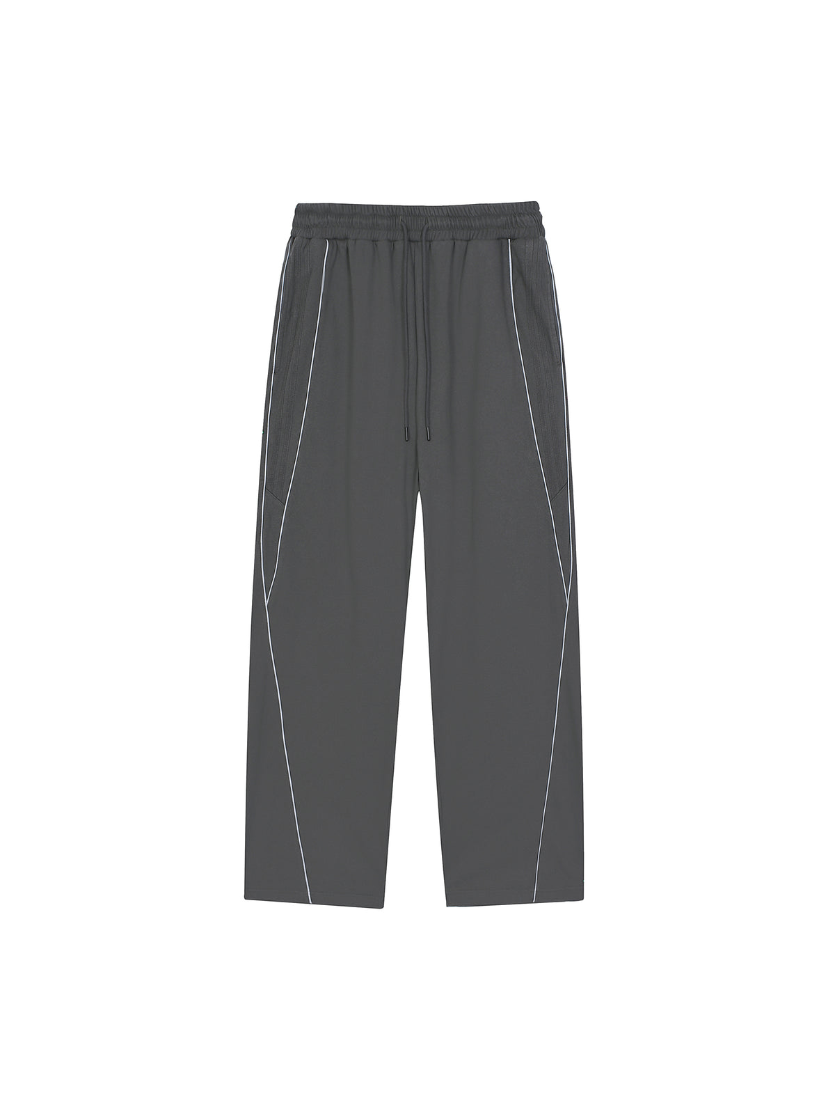 VAGORA Reflection Striped Straight-Leg Sweatpants (365 GSM)
