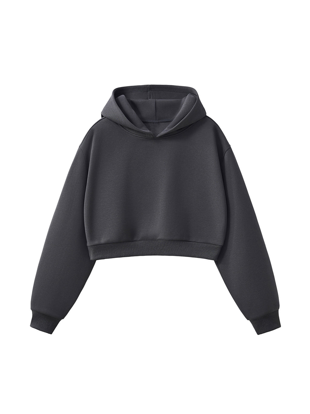 VAGORA Essential Cropped Hoodie (350 GSM)
