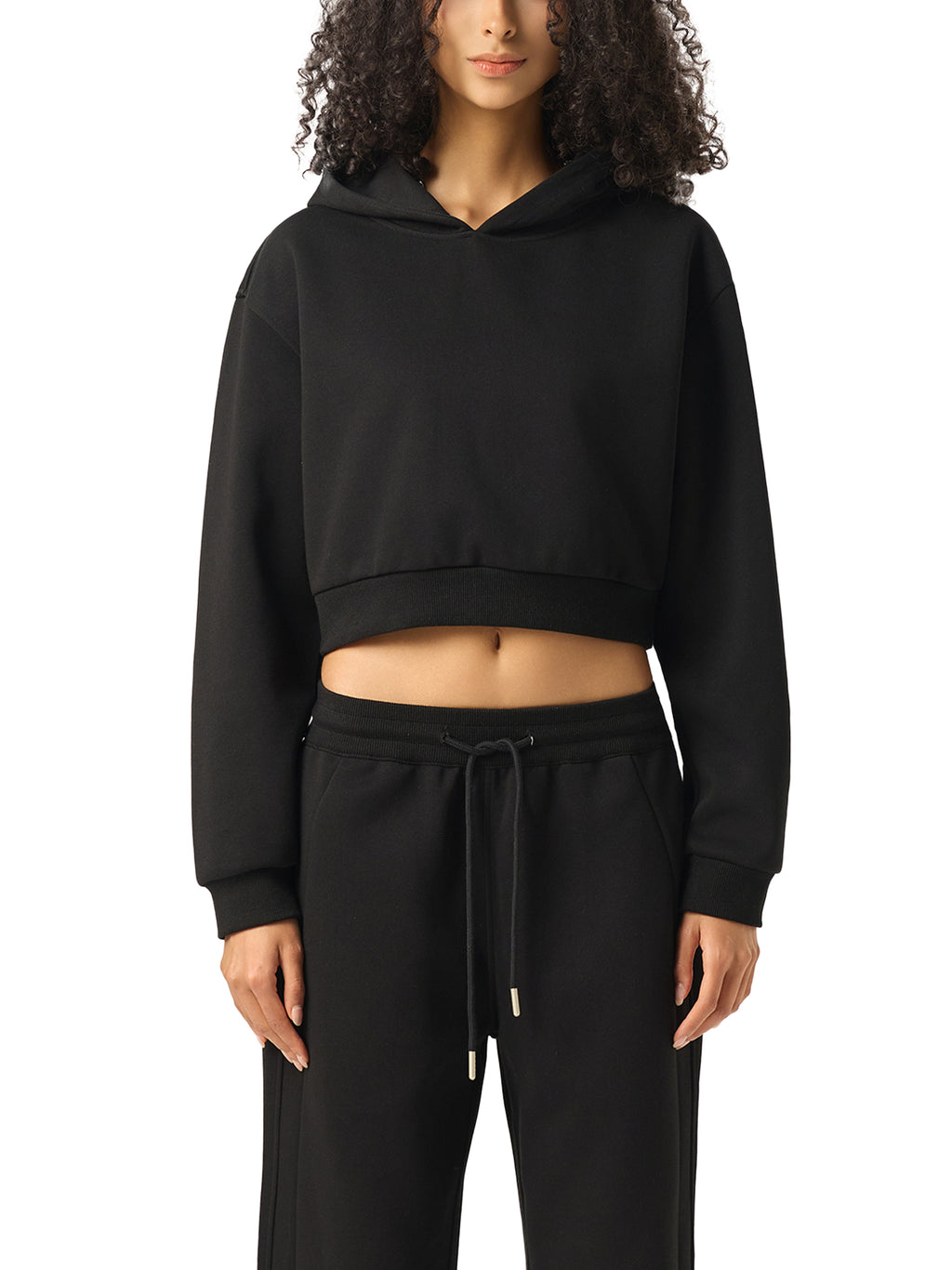 VAGORA Essential Cropped Hoodie (350 GSM)