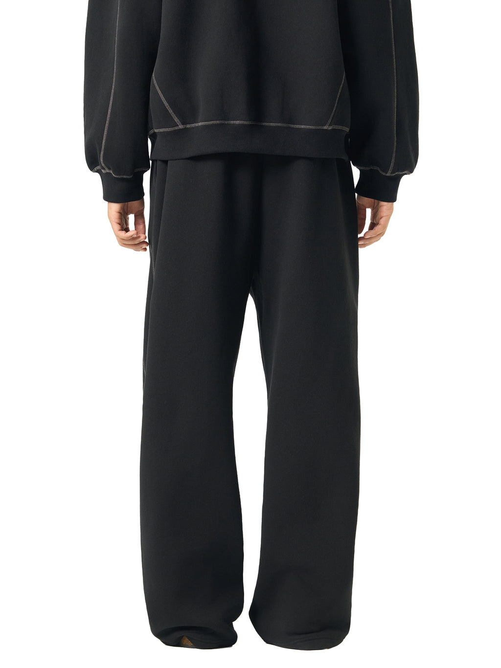 VAGORA Contrast-Stitched Fleece Sweatpants (350 GSM)