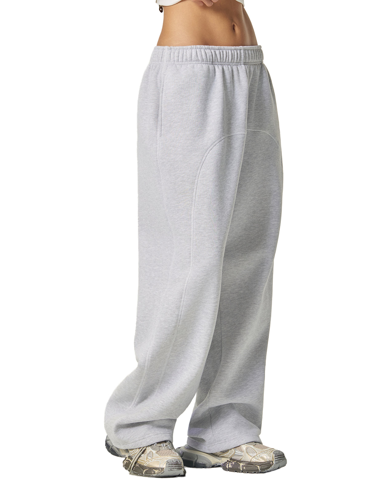 VAGORA Contrast-Stitched Fleece Sweatpants (350 GSM)