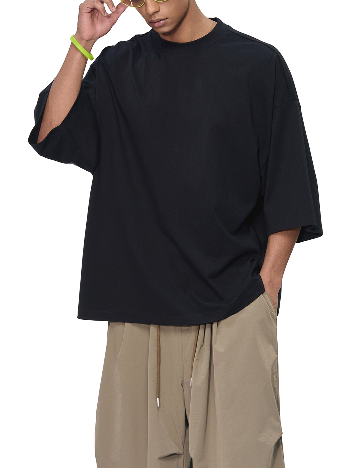 VAGORA Oversized Drop Shoulder T-Shirt (250 GSM)