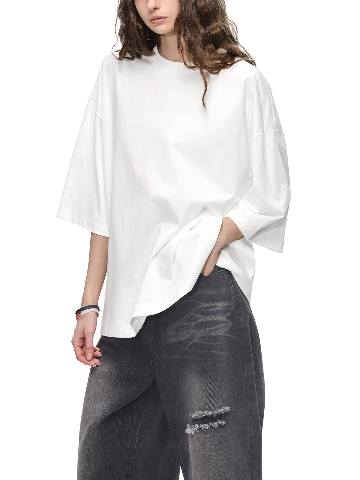 VAGORA Oversized Drop Shoulder T-Shirt (250 GSM)