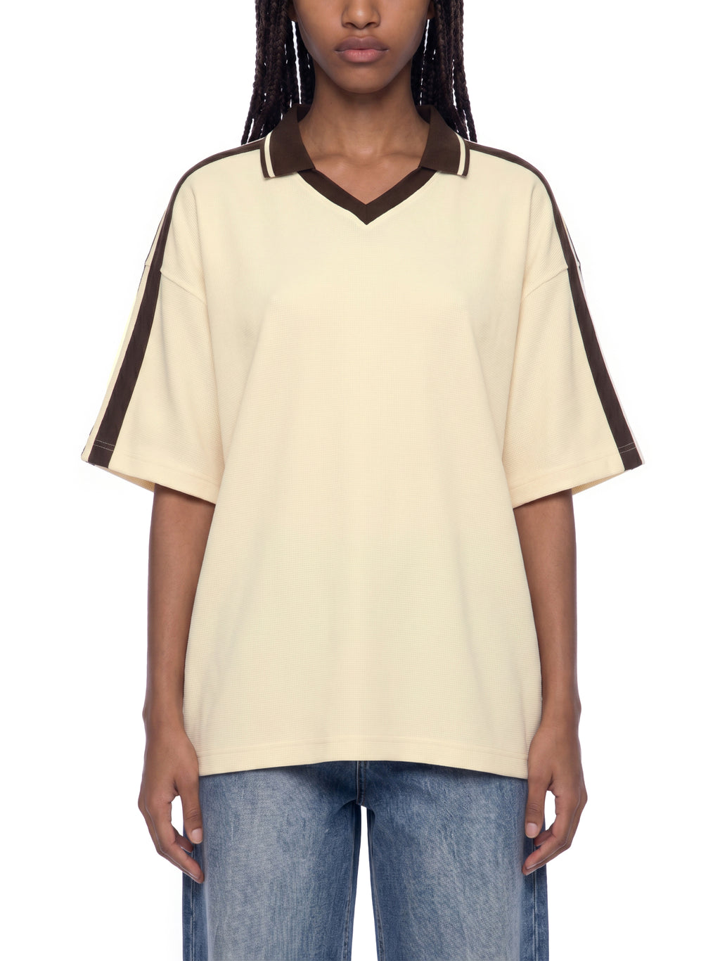 VAGORA Unisex Color Block Polo Shirt (330 GSM)