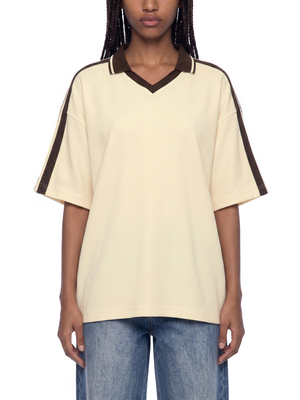 VAGORA Unisex Color Block Polo Shirt (330 GSM)