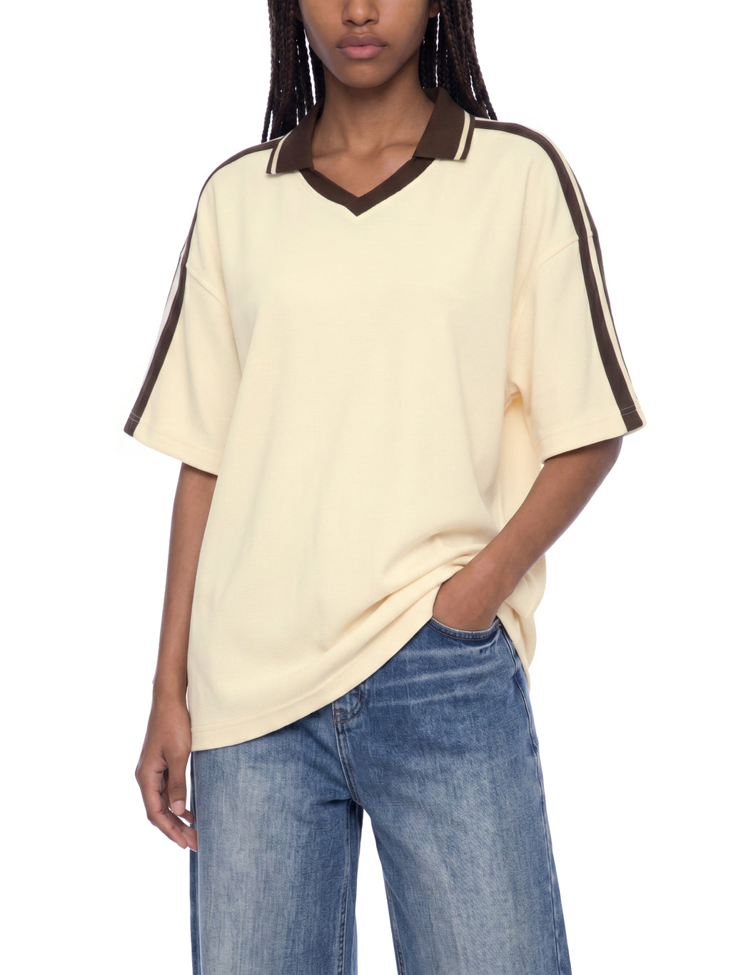 VAGORA Unisex Color Block Polo Shirt (330 GSM)