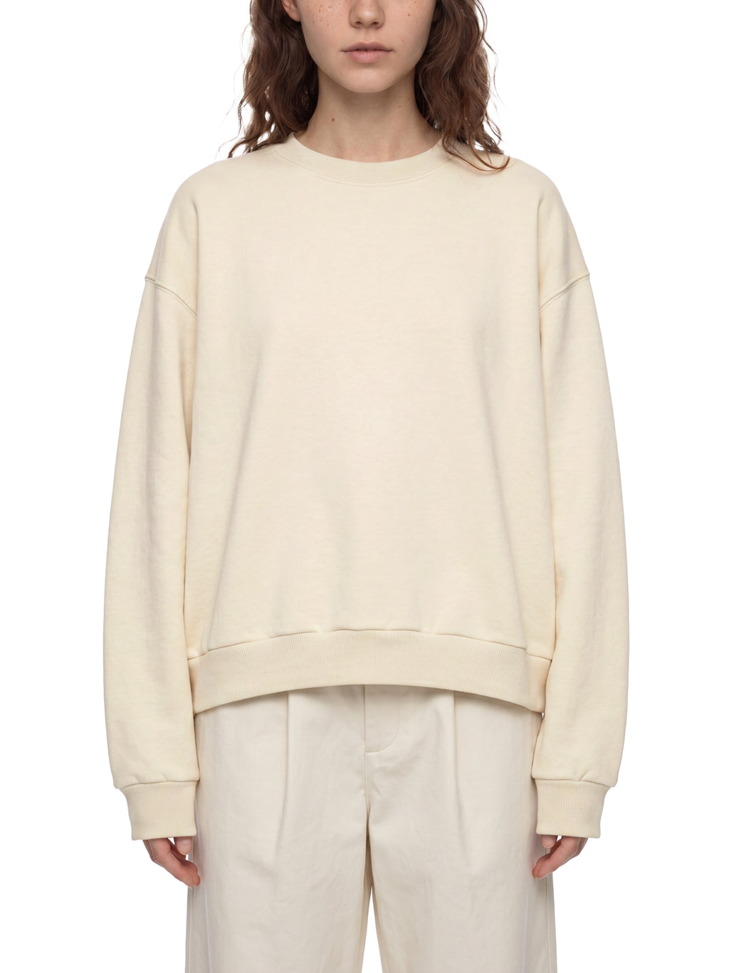 VAGORA Boxy Fleece Crewneck Sweatshirt (345 GSM)