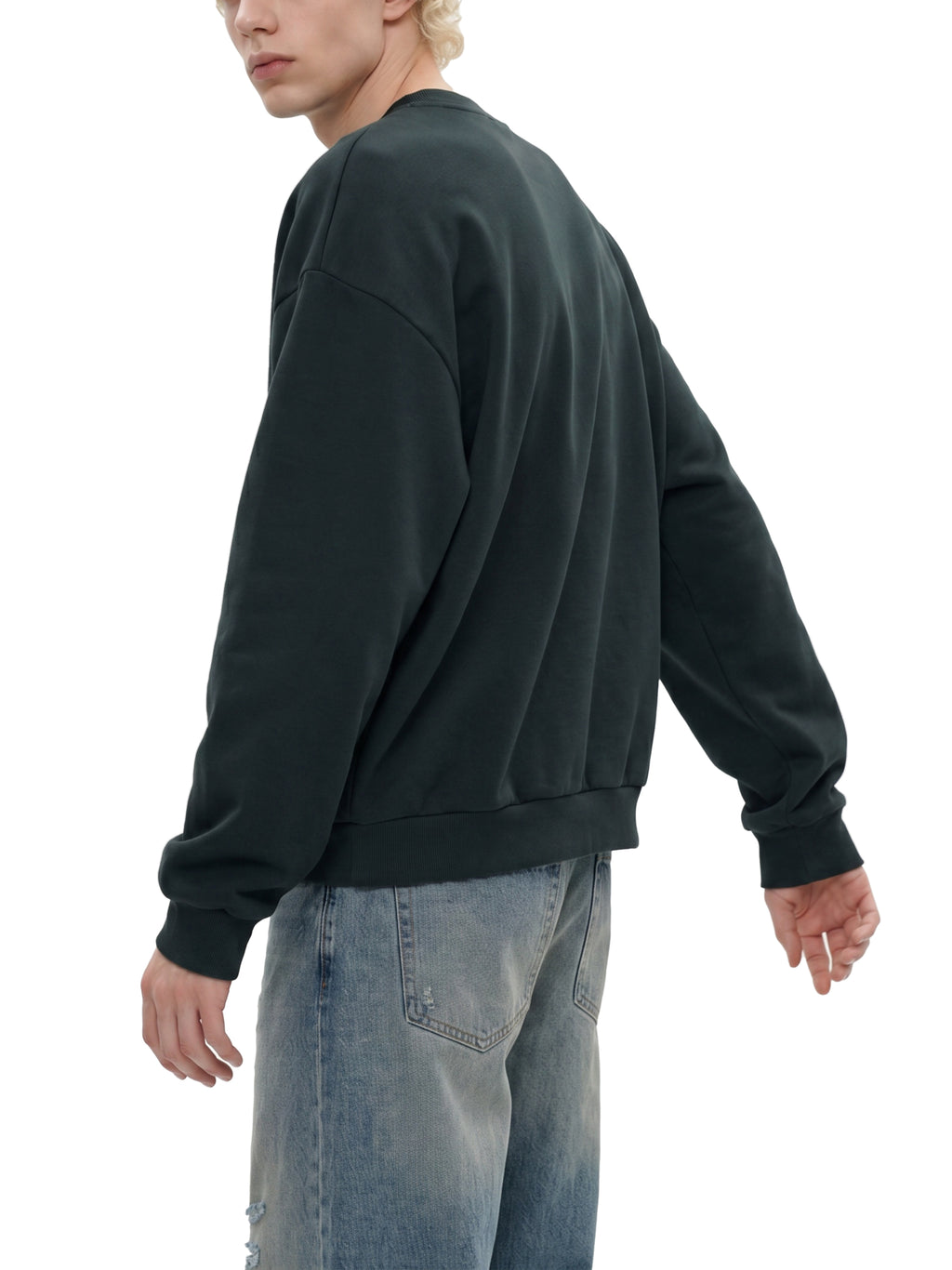 VAGORA Boxy Fleece Crewneck Sweatshirt (345 GSM)