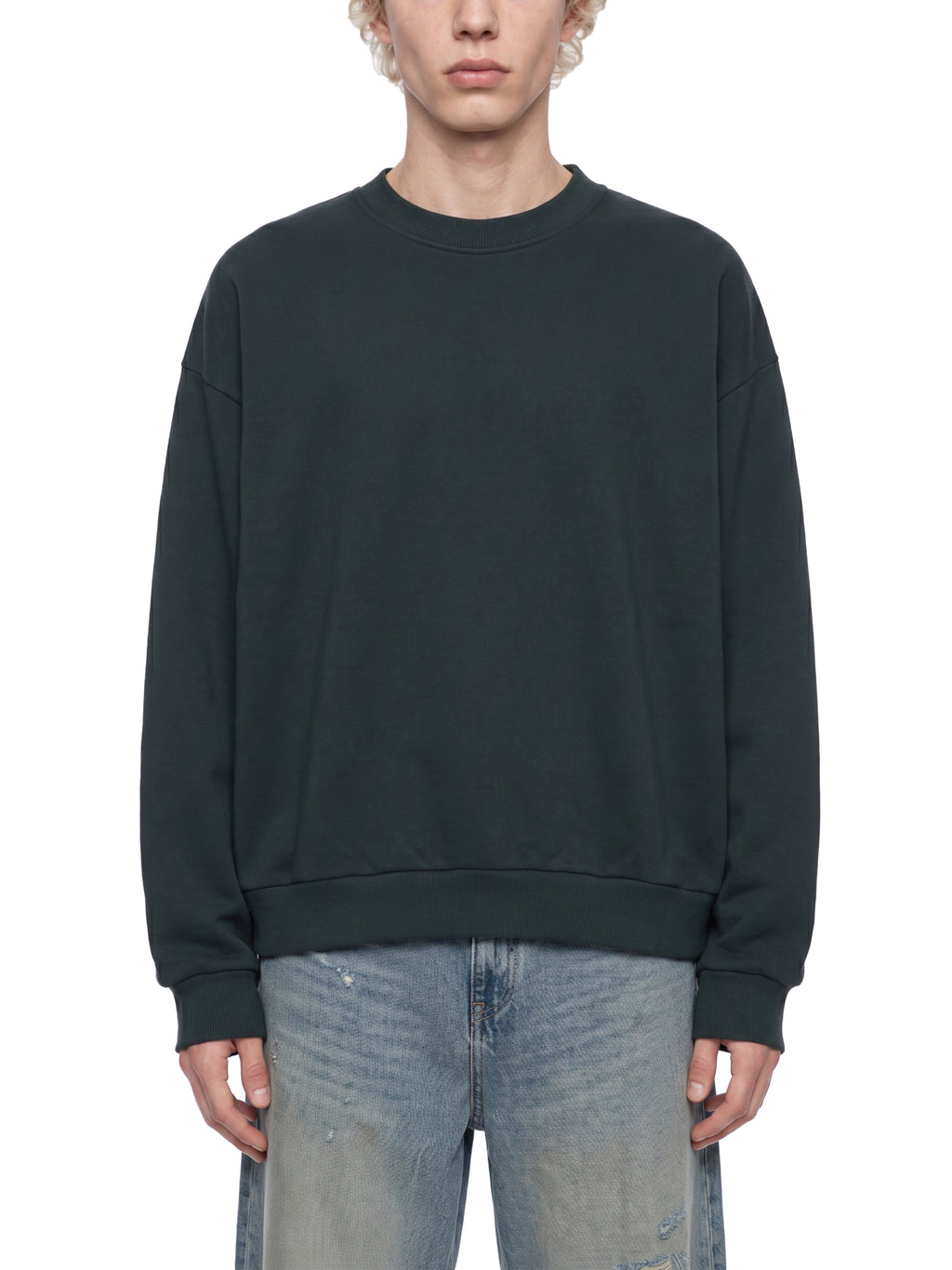 VAGORA Boxy Fleece Crewneck Sweatshirt (345 GSM)