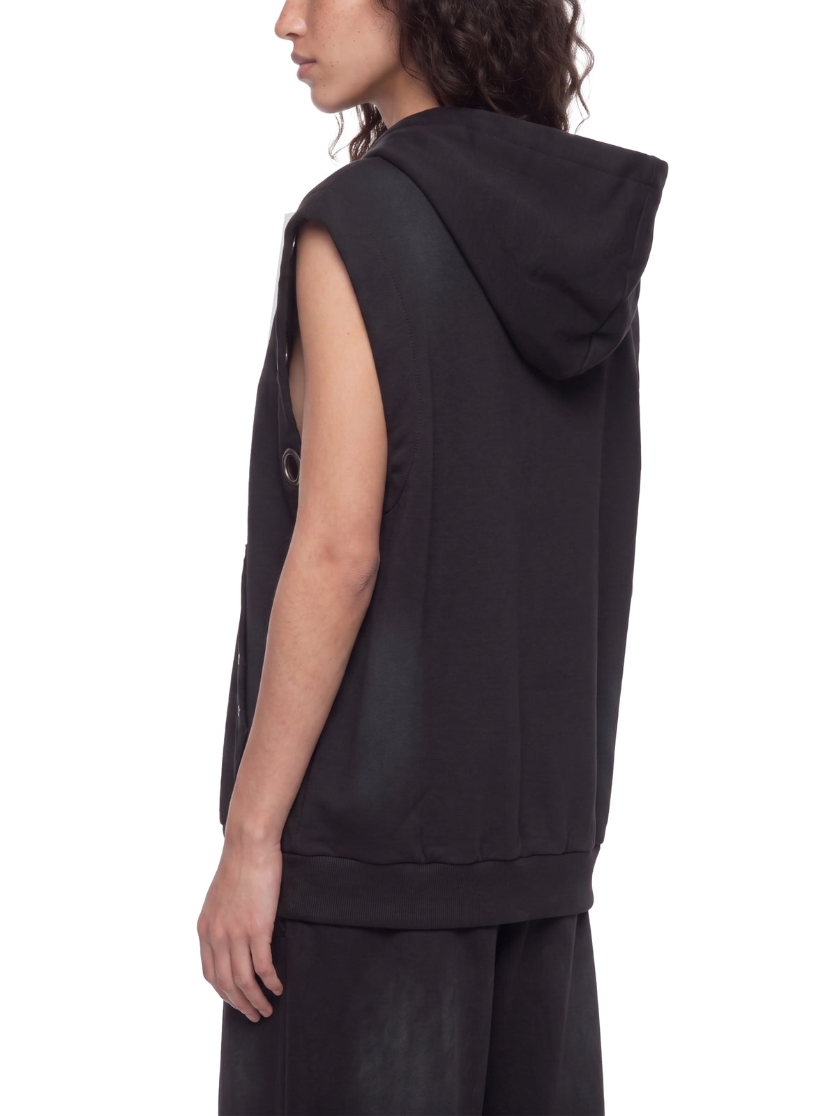 VAGORA Vintage Wash Sleeveless Hoodie