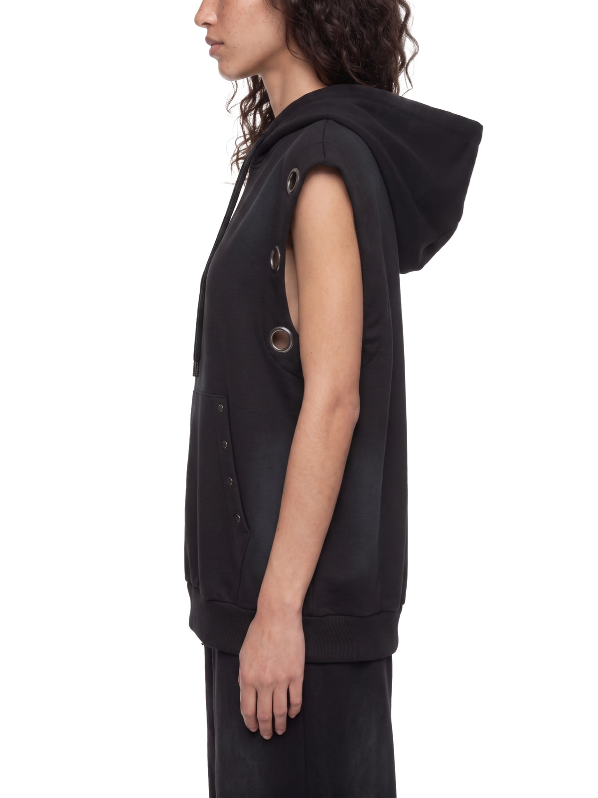 VAGORA Vintage Wash Sleeveless Hoodie