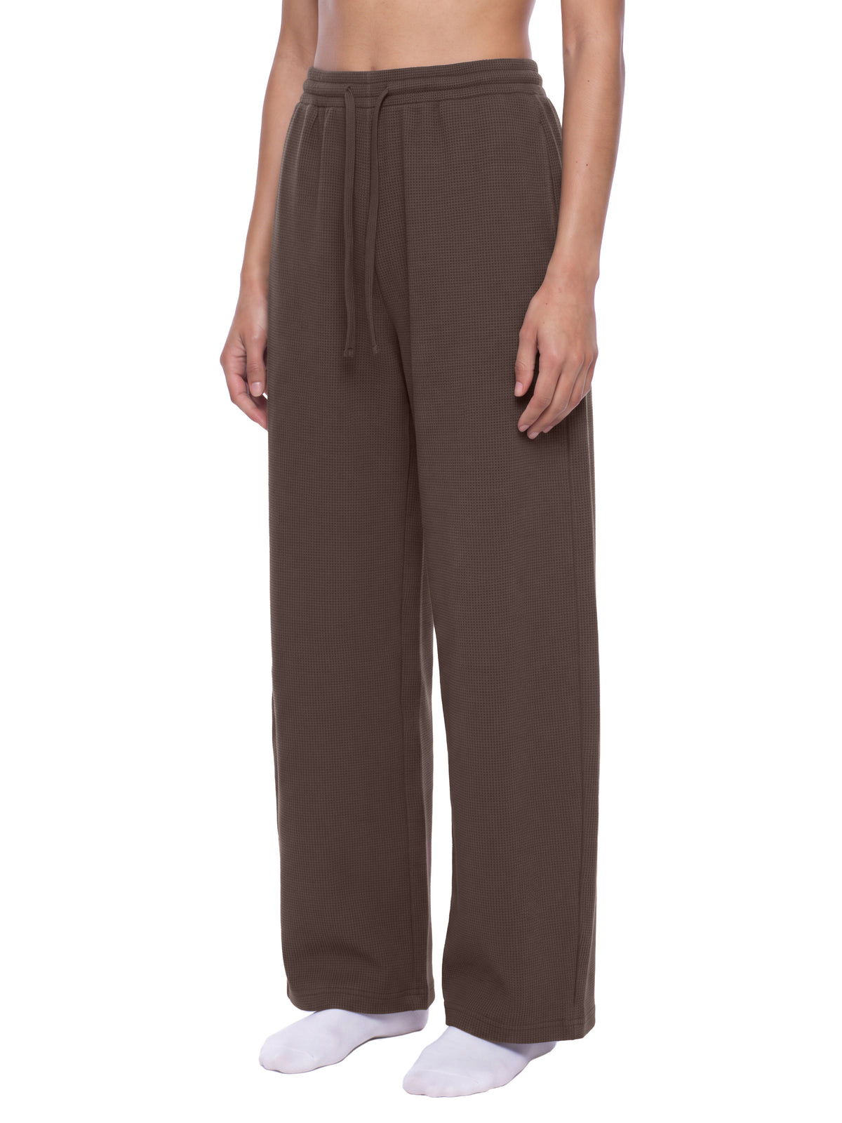 VAGORA Waffle Barrel Leg Sweatpants (360 GSM)