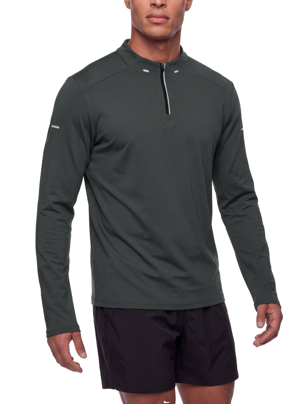 VAGORA Men's Quarter-Zip Training T-Shirt (230 GSM)