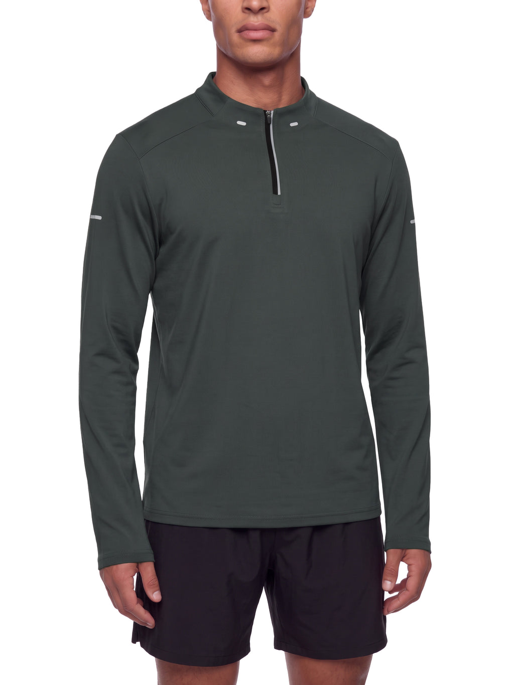 VAGORA Men's Quarter-Zip Training T-Shirt (230 GSM)