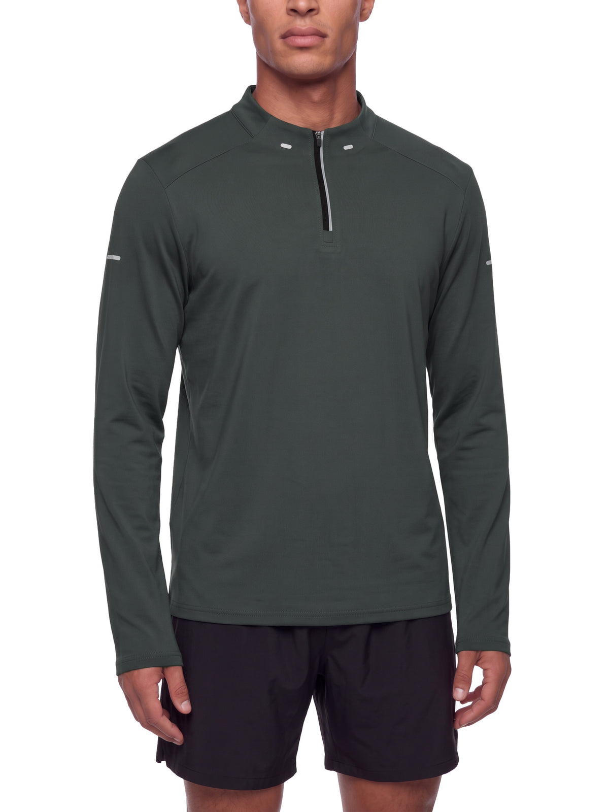 VAGORA Men's Quarter-Zip Training T-Shirt (230 GSM)