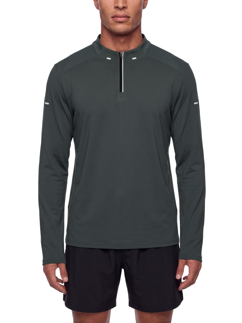 VAGORA Men's Quarter-Zip Training T-Shirt (230 GSM)