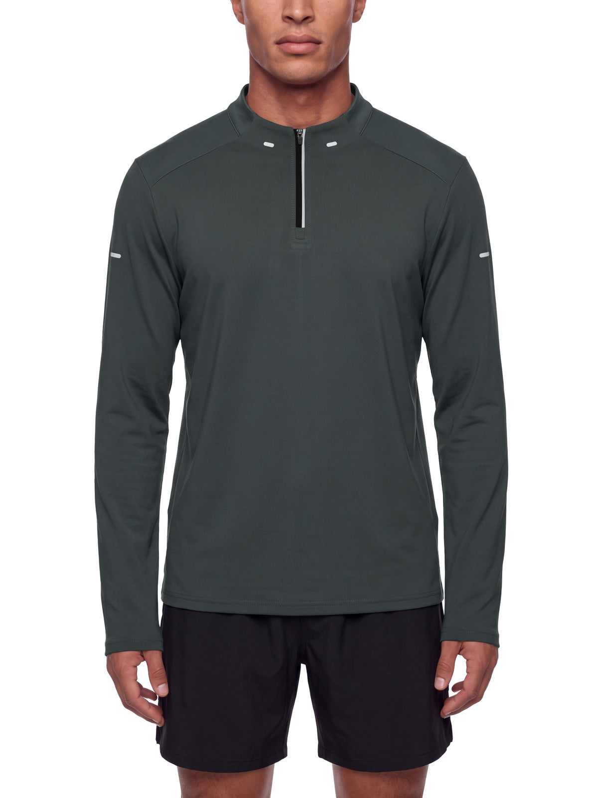 VAGORA Men's Quarter-Zip Training T-Shirt (230 GSM)
