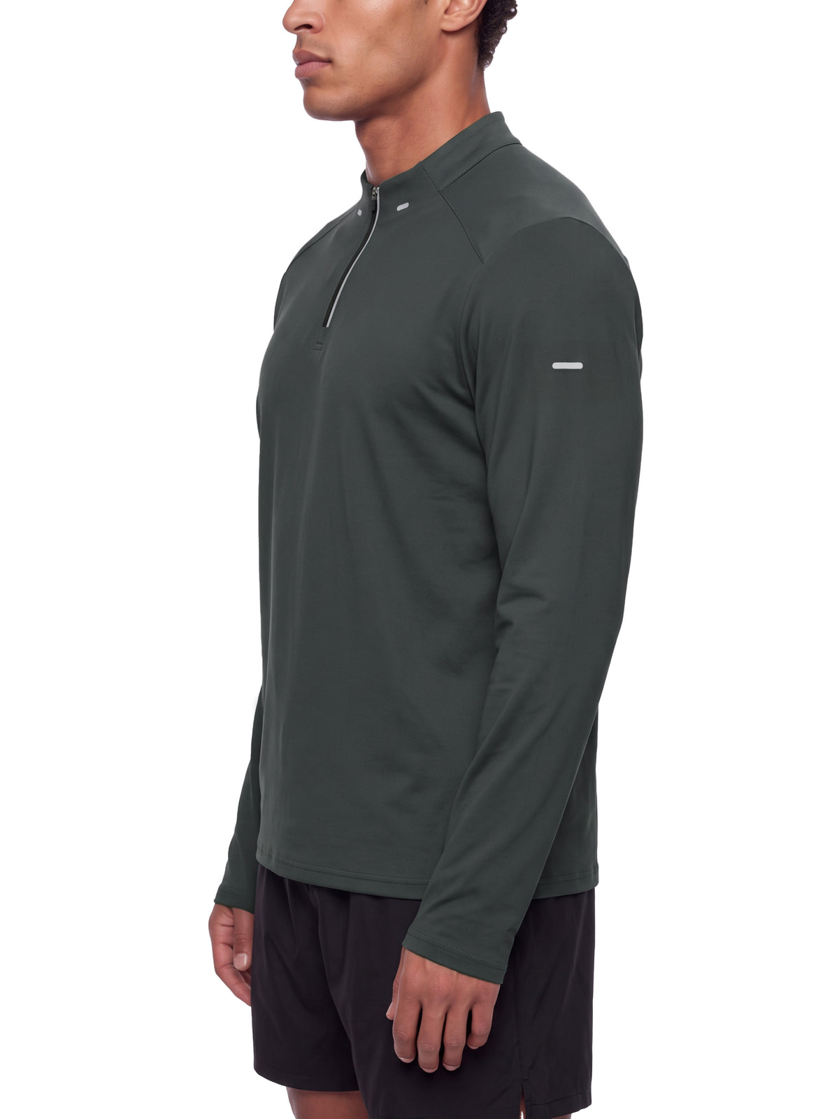 VAGORA Men's Quarter-Zip Training T-Shirt (230 GSM)