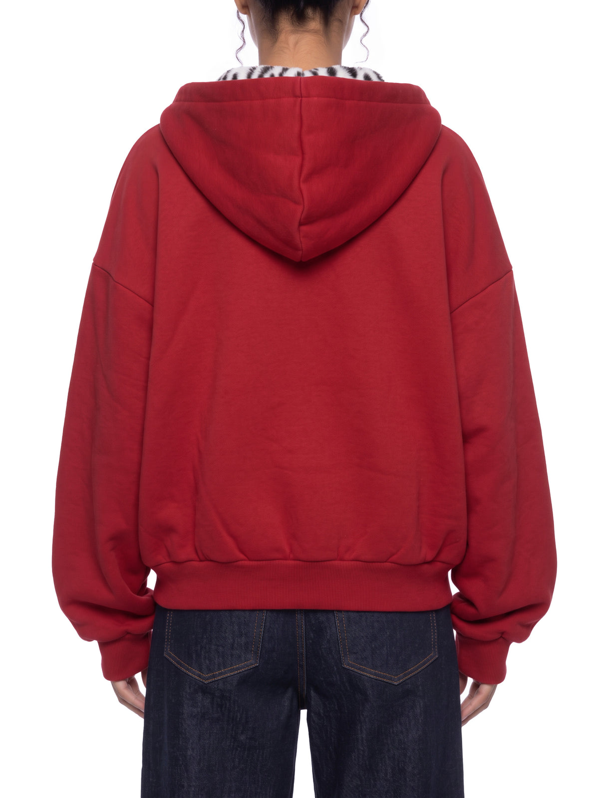 VAGORA Unisex Boxy Fleece Piping Full Zip Hoodie (305 GSM)